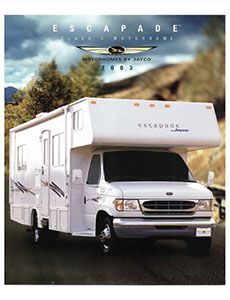 2003 Escapade Class C Motorhomes