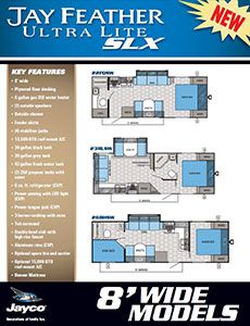 2015 Jay Feather SLX 8-Foot Wide Models